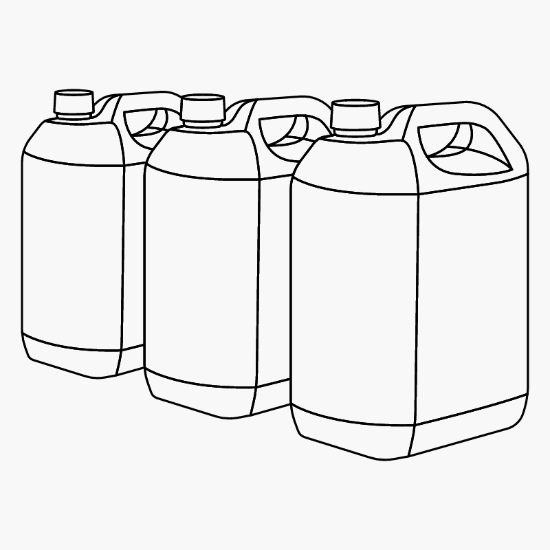 含 Sher 批示剂的 4% 硼酸，5 L